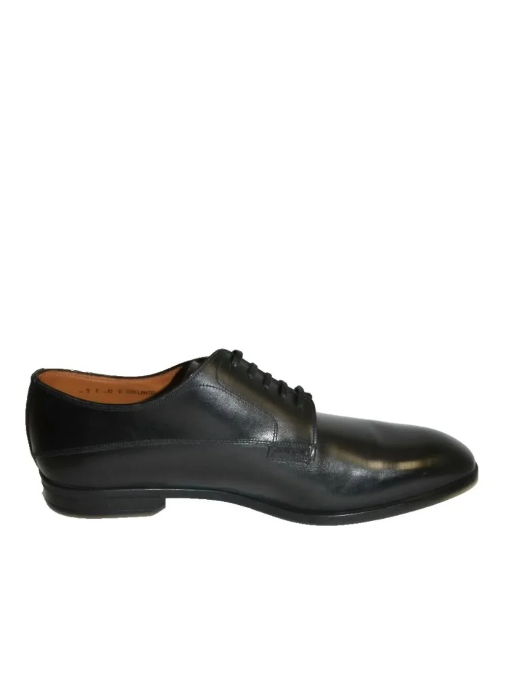 New! Bally Men's Lantel Leather Plain Toe Oxfords Black Size 10 D US DD40